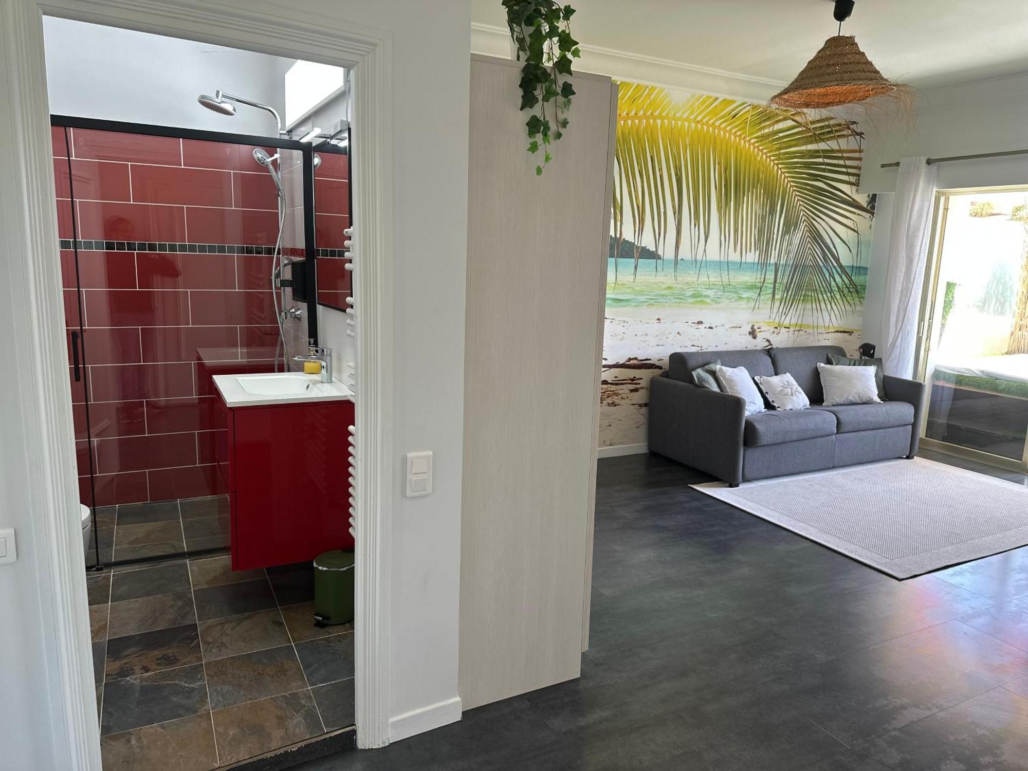 Studio Front De Mer A 10Metres De La Plage 卢贝新城 外观 照片