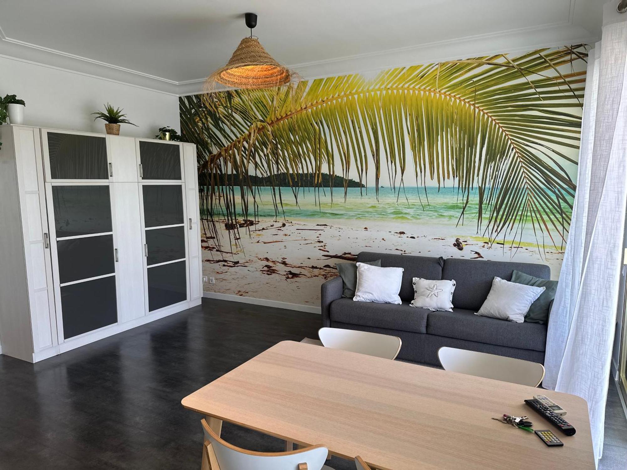 Studio Front De Mer A 10Metres De La Plage 卢贝新城 外观 照片